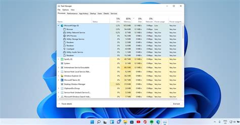 Toradh íomhá ar Windows New Task Manager Public Build