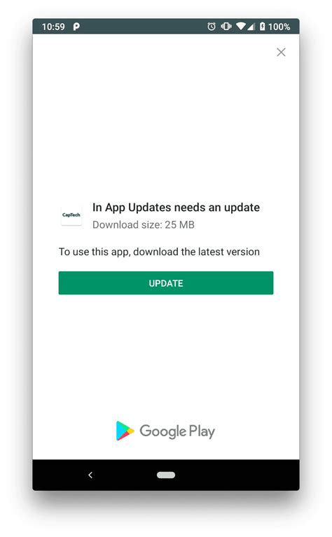 Image result for App Update Prompt