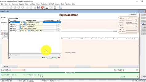 Image result for Sample PO SQL Template