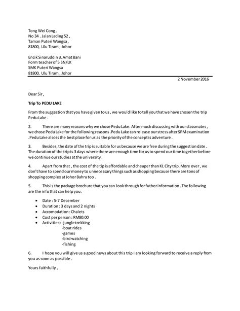 Image result for Letter Format Sample