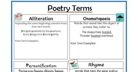 Figurative Language Reference Sheet に対する画像結果