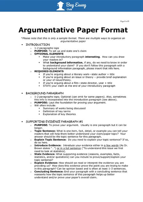 Image result for Argumentative Essay Examples