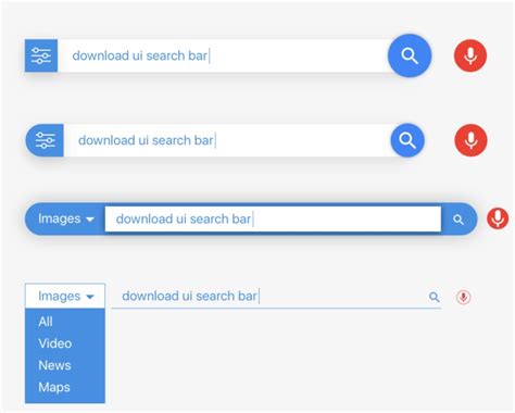 Image result for Search Box Android UI