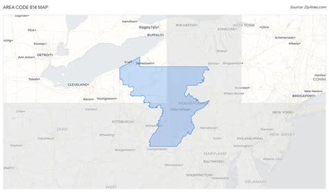 Image result for 814 Area Code