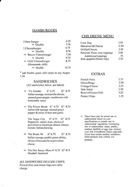 Image result for Feelin Saucy Menu