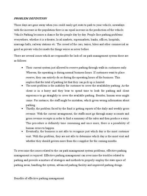 Image result for System Documentation Statement of the Problem Example