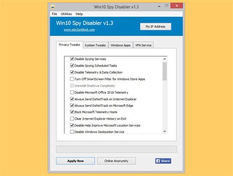 Image result for Windows Tracking Disable Tool