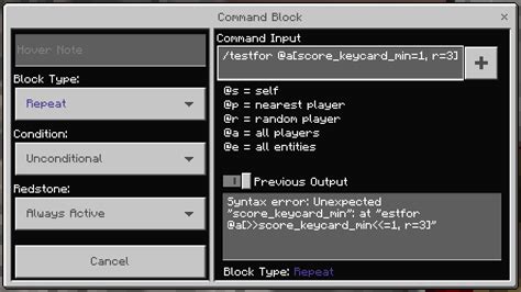 Image result for Minecraft Command Error
