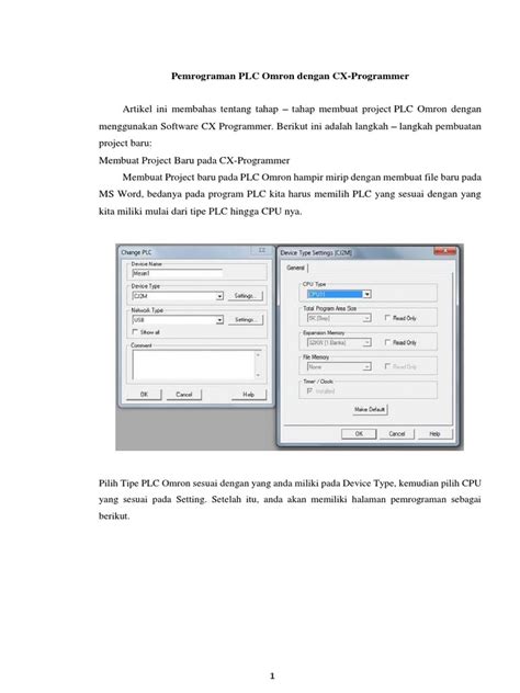 Image result for Contoh Data Memory CX-Programmer