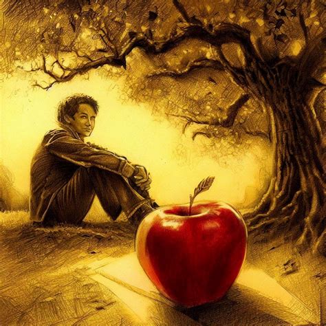 Image result for Peron Standing Next to an Apple Tree