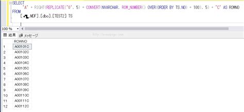 Num Row に対する画像結果