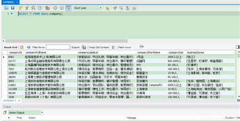 Toradh íomhá ar MySQL Workbench Schemas