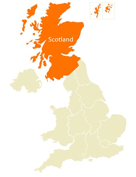 Afbeeldingsresultaten voor Simple Map of Scotland