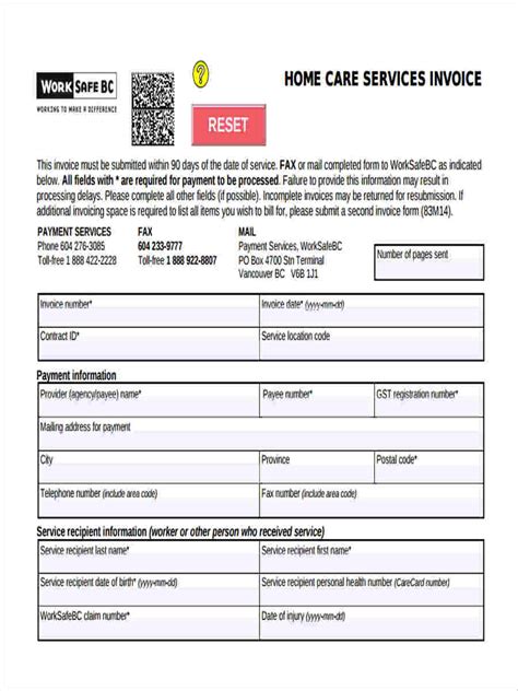 Image result for Sample Service Invoice Form