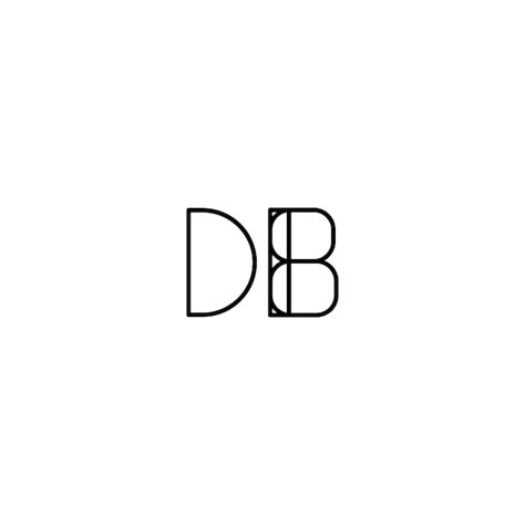 Image result for DB Monogram Logo Design