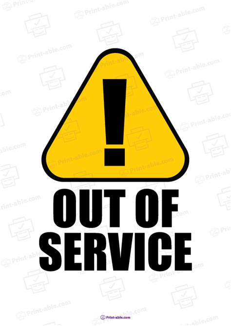 Image result for Out of Service Sign Cartoon