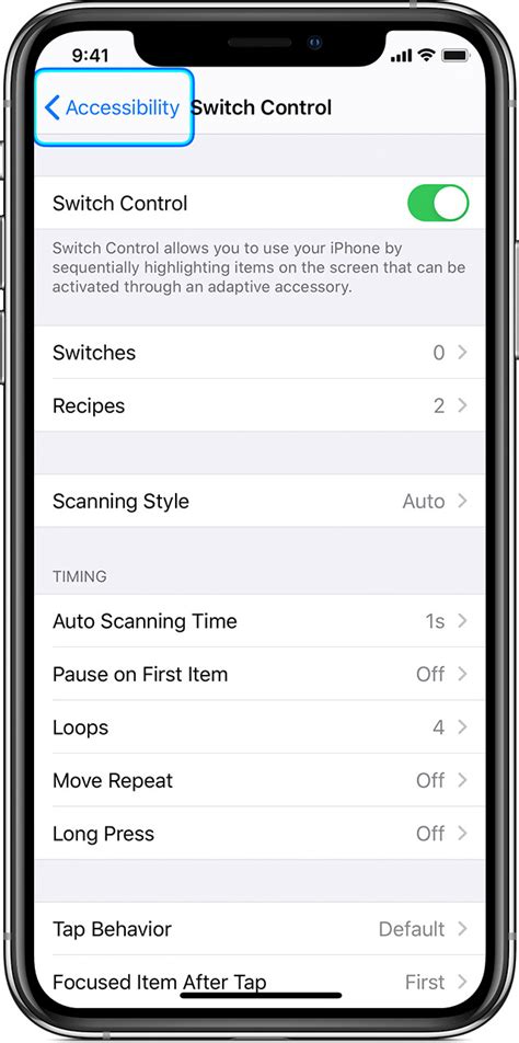 Image result for Switch Control iOS