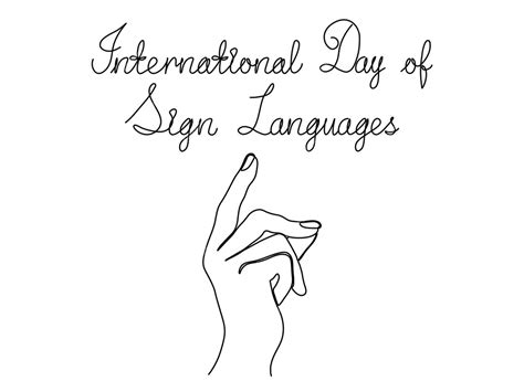 Image result for Sign Language Line Drawing