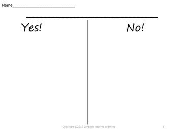 Image result for Classification Chart Yes No