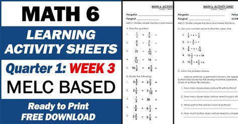 Afbeeldingsresultaten voor Math Module Grade 6 Quarter 3