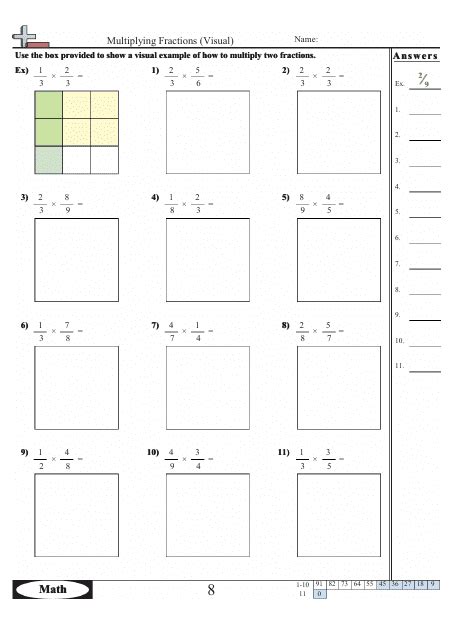 Multiplying Fractions Visual に対する画像結果