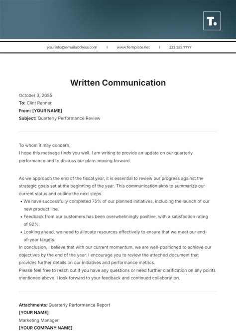 Image result for Free Example of Communication Statement