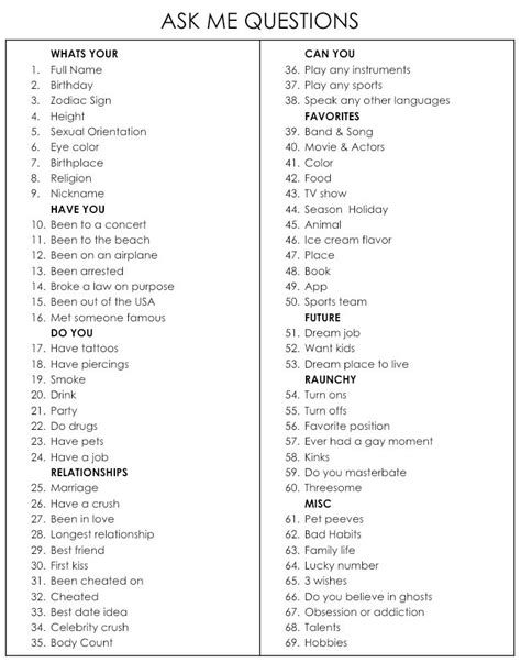 Image result for Ask Me Random Questions