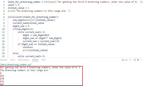 Image result for Armstrong Number in Python Using While