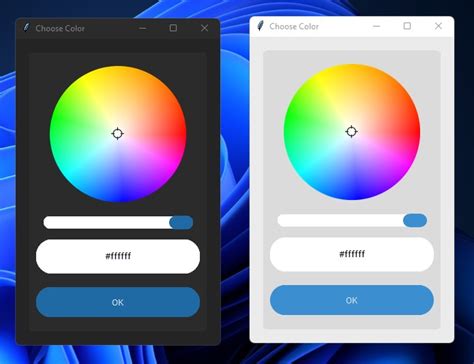Toradh íomhá ar Modern Color Picker Java