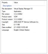 Virtual Display Manager に対する画像結果
