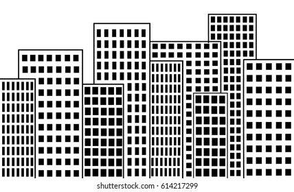Image result for High-Rise Building Silhouette