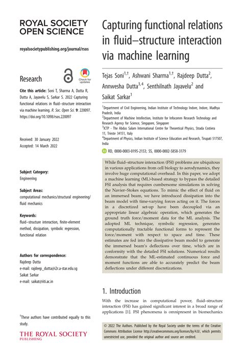 Image result for Machine Learning Fluid Structure Interaction