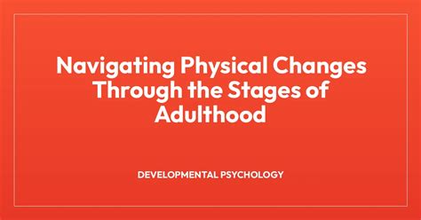 Toradh íomhá ar Early Adulthood Changes