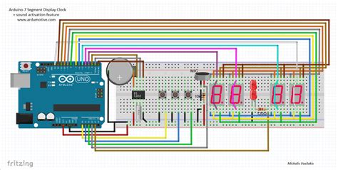 Image result for Digital Clock with Arduino 7-Segment Display
