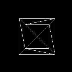 Toradh íomhá ar PyOpenGL Triangle