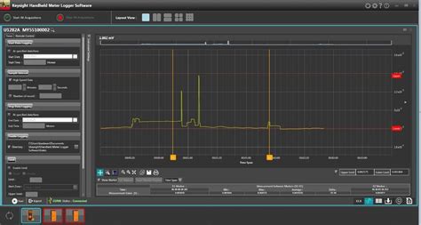 Toradh íomhá ar Agilent Data Logger Software