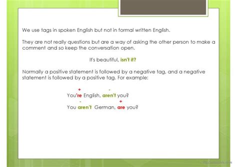 Question Tag Presentation-साठीचा प्रतिमा निकाल