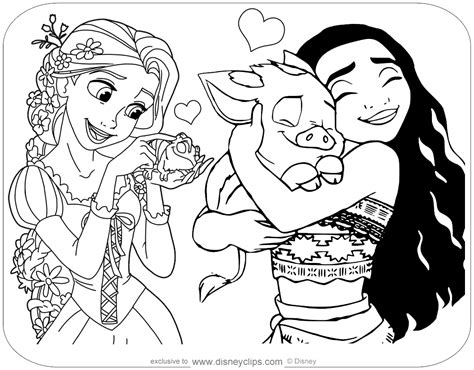 Toradh íomhá ar Princess Coloring Pages PDF