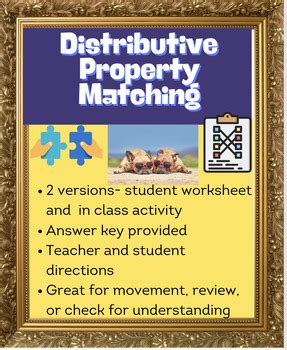 Image result for Distributive Property Activity