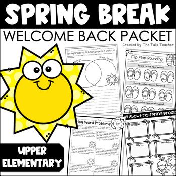 Image result for Welcome Back Spring Break