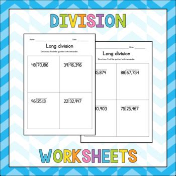 Math Division 5 Digit に対する画像結果