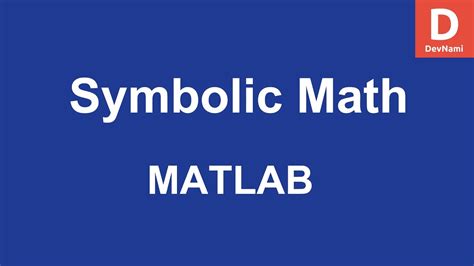 Toradh íomhá ar Symbolic Function Declaration in MATLAB