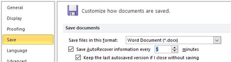 Image result for Word File Have Auto Backup