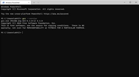 Command Line GCC Windows に対する画像結果