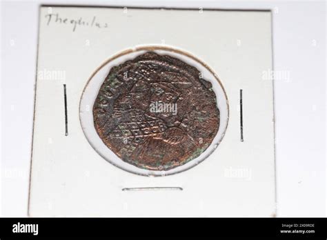Ancient metal coin Stock Photo - Alamy