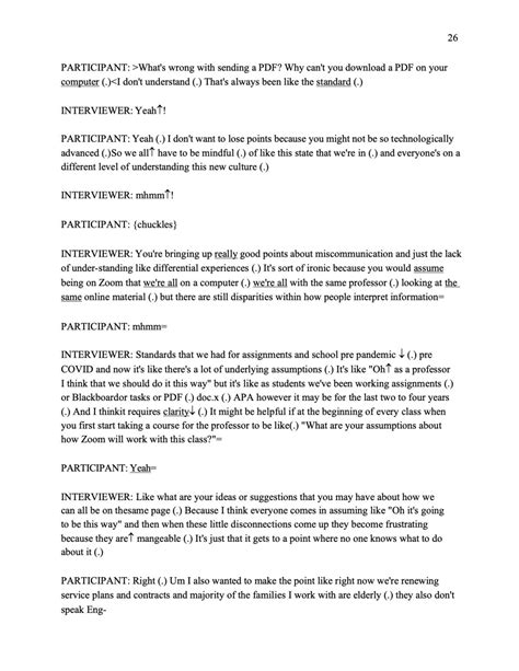 Research Interview Transcript Example に対する画像結果