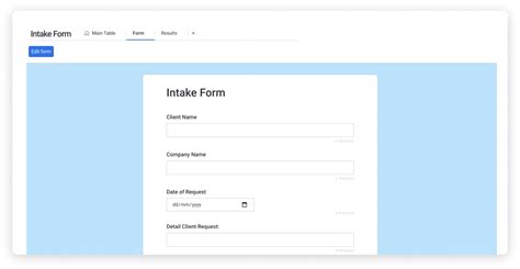 Customizable Client Forms に対する画像結果