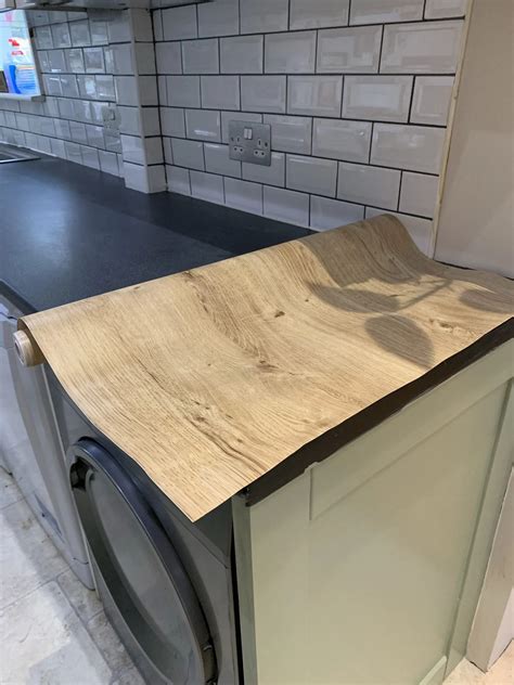 Image result for Wrapping Kitchen Worktops