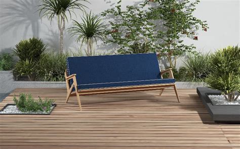 Custom Outdoor Rectangular Bench Seat Cushions
