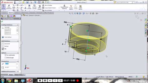 Afbeeldingsresultaten voor Sweep Revolve Base SolidWorks